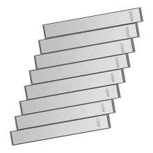 8-Delige 150x20 Slijpsteen Set voor Slijper met Antislipbasis, Meerdere Korrelgroottes