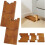 2 St Förstärkta Soffväggsavståndare Justerbar Solid Trä Soffstopper, Möbelskydde, för Uttag, Soffor, Sängar 1