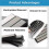 8-Piece 150x20 Whetstone Sharpening Stone Set for Sharpener with Non-Slip Base, Multiple Grits 5