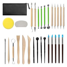 Clay Tool,Clay Sculpting Tools Kit,Pottery Tools Can Be Used for Stippling,Carving,Molding,and Shaping Clay Crafts