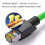 M12 D-Code to RJ45 Double Shielded Network Cable High Flexible 8 Pin Aviation Drag Chain  Industry Ethercat 2M 3