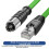 M12 D-Code to RJ45 Double Shielded Network Cable High Flexible 8 Pin Aviation Drag Chain  Industry Ethercat 2M 4
