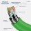 M12 D-Code to RJ45 Double Shielded Network Cable High Flexible 8 Pin Aviation Drag Chain  Industry Ethercat 2M 6