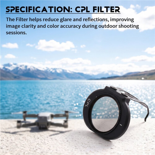 Filter for Potensic ATOM 2 Drone 2/4/8/16/32 5-Stop Stepless Adjustment for Highlight Control Long Exposure CPL Filter 1
