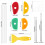9 Pack Polymer Clay Tool Set Acrylic Clay Roller for Pottery Polymer Clay DIY Sculpting 8
