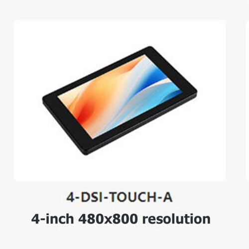 Monitor Touchscreen Capacitivo  MIPI da 4 Pollici 480x800 IPS per Raspberry Pi ESP32-P4 2
