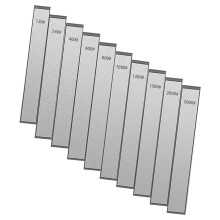 10-Delige 150x20 Slijpsteen Set voor Slijper met Antislip Basis, Meerdere Korrelgroottes