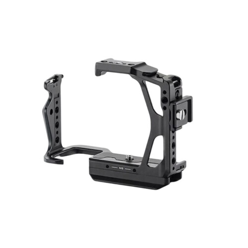 Half Camera Cage Protective Case for  Alpha 7 V A7IV A7R V DSLR Mirrorless Camera Rig with Cold Shoe Mounts A 1