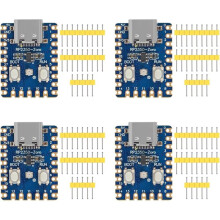 4PCS pour Carte pour Raspberry Pi RP2040 TYPE-C / Micro-Dual-Core Processeur ARM Cortex-M0+ Basse Consommation 264KB