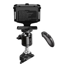 7.5 Inch Portable Teleprompter, Handheld/Desktop/Monitor Mode, Supports Remote Control for Smartphone Tablets Camera