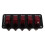 Auto Ignition  Panel Start Push Button LED Indicator for Racing Car Vehicles 12V 20A 5 Rocker Toggle  Panel 1