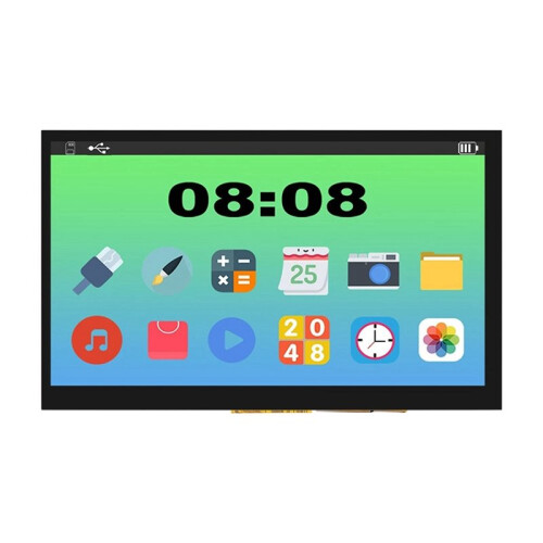 7.0-Inch Display ESP32-P4 Development Board IPS Screen 1024x600 Resolution IPS Capacitive Touchscreen WIFI