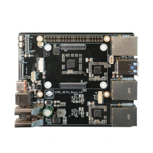 Für Raspberry Pi CM5 3ETH Erweiterungsplatine 3 Gigabit Ethernet USB3.0 9-24V PCIe 2A 40PIN GPIO Port Version