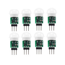 8 Pack HC-SR312 AM312 Sensor PIR Motion Sensor Module IR Pyroelectric Infrared Human Body Induction Detector