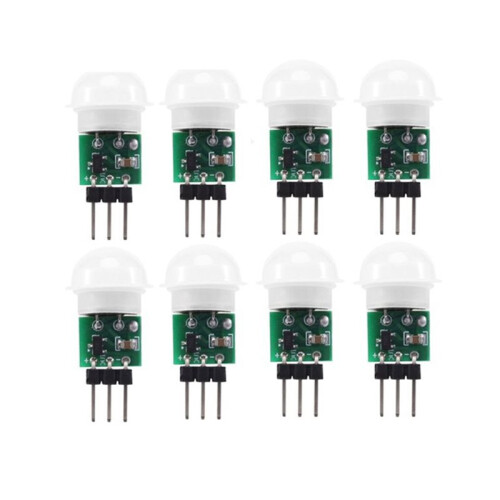 8 Pack HC-SR312 AM312 Sensor  PIR Motion Sensor Module IR Pyroelectric Infrared Human Body Induction Detector