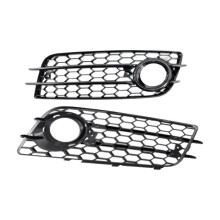 1set Front Bumper Fog Light Grille 8K0807681C 8K0807682C for A4 B8 S4