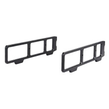 CNC Aluminum Shield Side Guard Carrying Handle Bumper Protector for FT-891 HAM Radio Transceiver