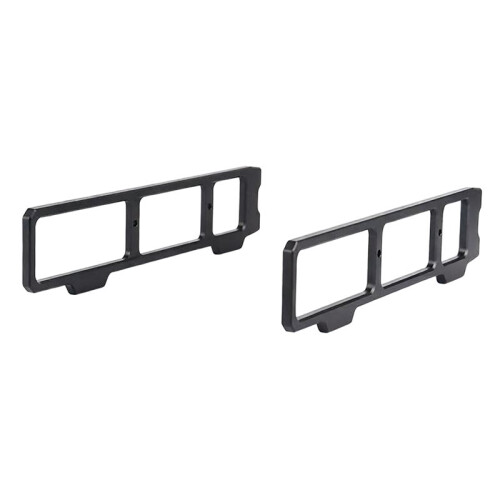 CNC Aluminum Shield Side Guard Carrying Handle Bumper Protector for  FT-891 HAM Radio Transceiver