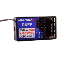 DUMBORC P6FP RC Ontvanger Draadloos voor Zender X5P/X6PM/X6P RC Auto Boot RC Ontvanger Draadloos