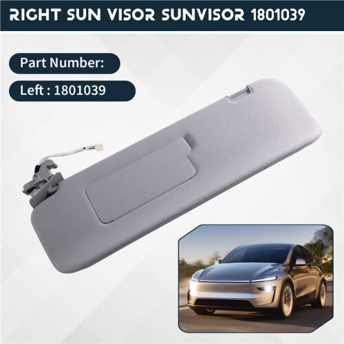 Left Sun Visor Sunvisor 1801039 for  Model Y Car Replacement Parts L 1