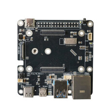 Para Placa de Expansão Tiny AI CM5 Do para Raspberry Pi Interface Ethernet USB3.0 Gigabit Suporta SSD NVMe Halio Al
