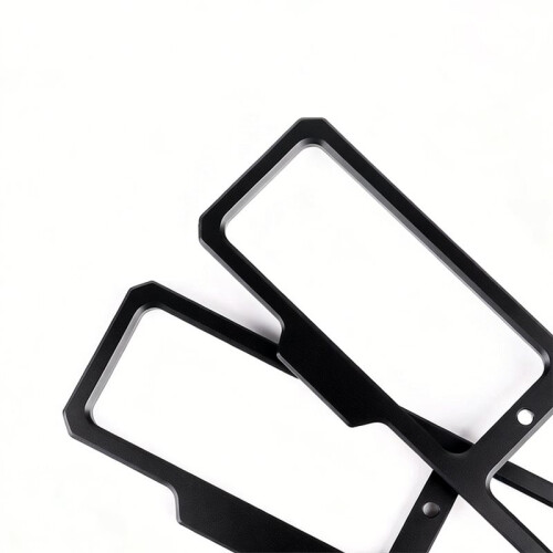 CNC Aluminum Shield Side Guard Carrying Handle Bumper Protector for  FT-891 HAM Radio Transceiver 1