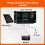 Solcontroller Universal LCD Fotovoltaisk Laddningssolcontroller 12V/24V/36V/48V Laddare för Litiumbatterier 10A 5