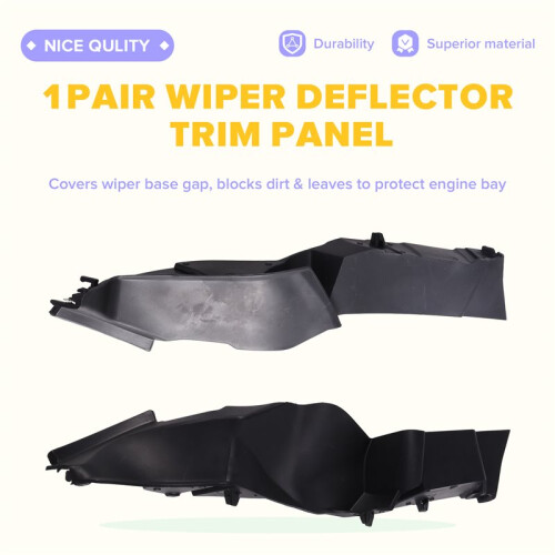 Wiper Deflector Trim Panel Front Wrap Corner 53866-07030 53867-07030 for  Avalon 2019-2025 1