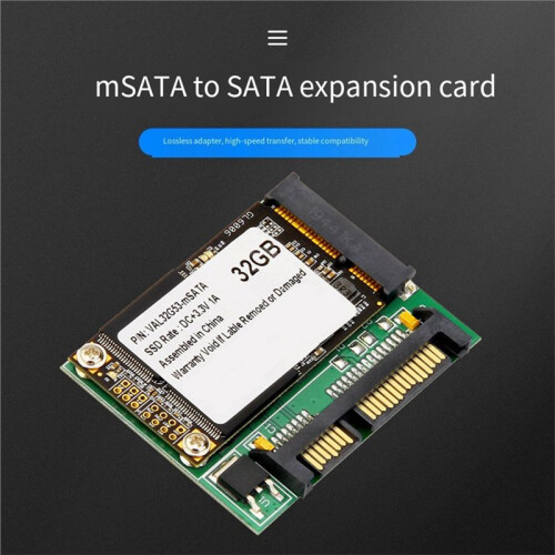 Scheda Adattatore Convertitore MSATA SSD A 2.5''  6.0Gb Modulo Riser  PCIE SSD MSATA A Scheda di Espansione  3.0 2