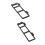 CNC Aluminum Shield Side Guard Carrying Handle Bumper Protector for  FT-891 HAM Radio Transceiver 6