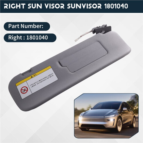 Right Sun Visor Sunvisor 1801040 for  Model Y Car Replacement Parts R 1