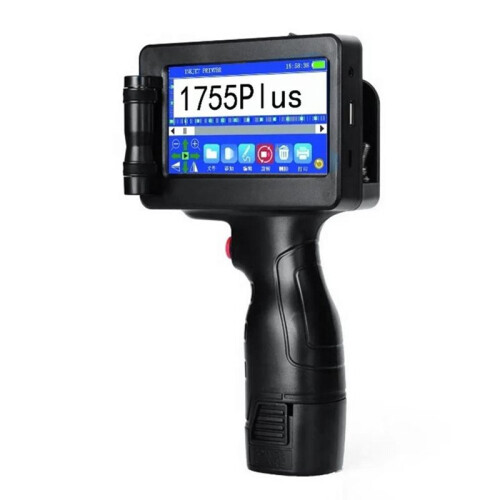 1755PLUS Portable Printers Handheld Inkjet Printer 12.7mm Portable Handheld Inkjet Printer 28 Languages EU PLUG