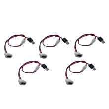 5Pcs Type-C Female to Male Charging Stand Female to Male Desk Lamp Male Female Extension Cable