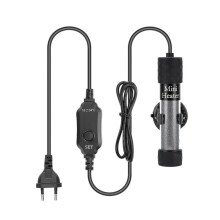 Aquarium Heater Fish Tank Heater Digital Display Thermostat Turtle Heater with Out-of-Water Auto Shut-Off EU Plug 25W
