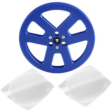 Carrete de Cinta Vacío de 1/4 de Pulgada y 7 Pulgadas para TEAC Reel To Reel, Carrete de Cinta Abierto Universal, Carrete Vacío de 6 Agujeros con