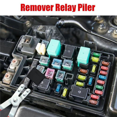 Relay Puller Pliers and Relay Fuse Remover Tools,Automobile Fuse Puller Pliers, Car Fuse Puller, Fuse Removal Tool 2