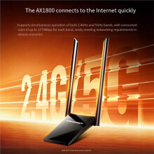 COMFAST CF-945FP Wireless Network Card Adapter WiFi6 Dual-Band 2.4G/5GHz USB3.0 1800Mbps for Windows 10/11