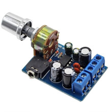 Płytka Wzmacniacza Audio TDA2822M 2.0 Kanałowa Płytka Wzmacniacza 1.8-12V Moduł Potencjometru do Regulacji Głośności