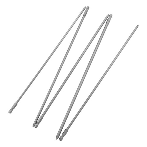 5Pcs 300mm Long Screwdriver Bit Kit PH1 PH2 Crossing Screwdriver Bit for Electric Screwdriver Hand Tools 1