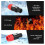 10pcs NL4FC Speaker Connectors Sets 4 Pin High-Strength  ABS Shell Female Audio Cable Jack Ohm 2