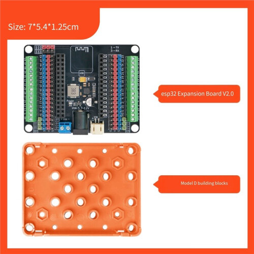 ESP32 Breakout Board V2.0 ESP32 Expansion Board Compatible with ESP32 Development Board with Building Blocks 1