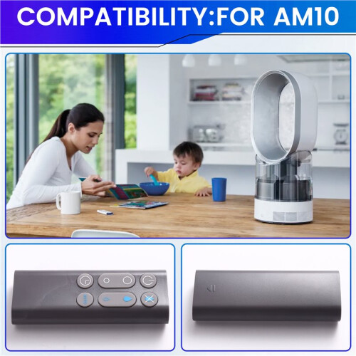 AM10 Remote Control Replace Compatible with  AM10 Humidifier Bladeless Fan Remote Control 1