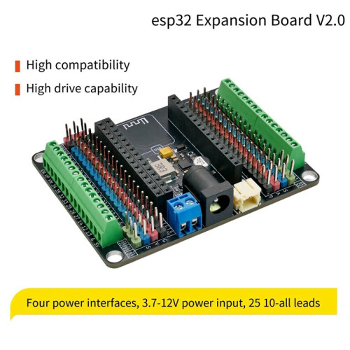 ESP32 Breakout Board V2.0 ESP32 Expansion Board Compatible with ESP32 Development Board with Building Blocks 2