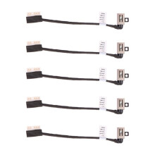 5Pcs for Inspiron Vostro 15 3510 3400 3401 3500 3501 in Power Jack W/ Cable 4VP7C 04VP7C DC301016G00