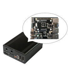 Para Raspberry Pi CM5 3ETH Placa de Expansão + Kit de Case 3 Ethernet Gigabit USB3.0 9-24V PCIe 2A 40PIN GPIO Versão de Porta