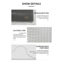 Draagbare, Multifunctionele, Opvouwbare, Waterdichte, Waterdichte Buitenlamp voor Noodgevallen en Om op Te Hangen in een Tent