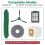 Accessories Kit for    405 Combo/505 Combo Robot Vacuum Cleaner,Include Main Brushes,Dust Bags Mop Pads 2