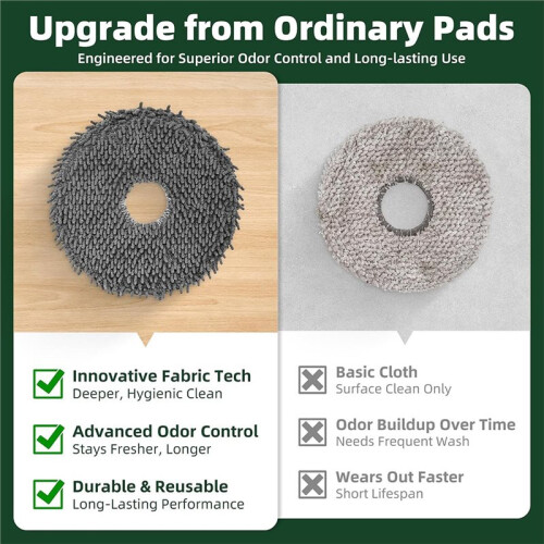 Accessories Kit for    405 Combo/505 Combo Robot Vacuum Cleaner,Include Main Brushes,Dust Bags,Mop Pads 2