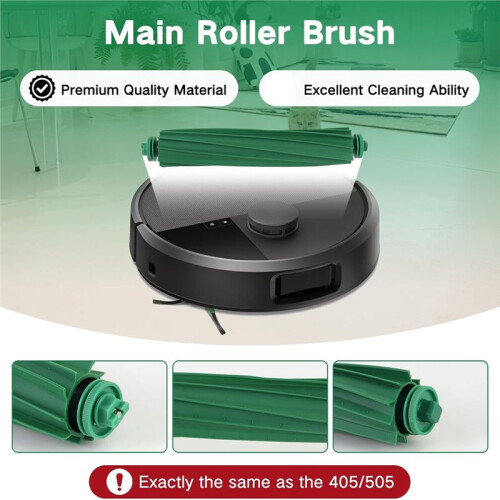 Accessories Kit for    405 Combo/505 Combo Robot Vacuum Cleaner,Include Main Brushes,Dust Bags Mop Pads 2