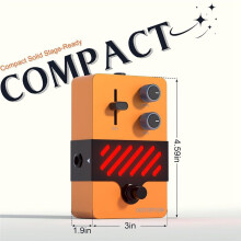 Distortion Guitar Pedal Classic Rock Distortion Pedal with DIST/LEVEL/TONE Control, True Bypass for Electric Guitar